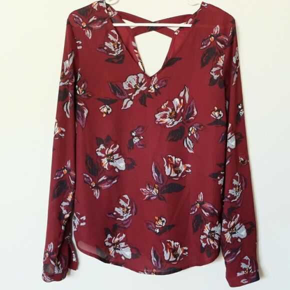 Maurices Floral Print Top | Blouse | XS - Picture 1 of 8